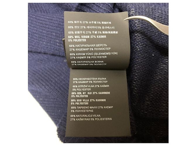 Prada Pullover aus Wolle und Kaschmir Blau Marineblau - Ansicht 8