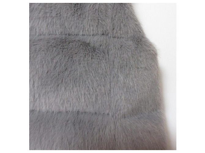 Autre Marque Chaleco de plumón con piel ecológica Herno Eco Fur Castaño - vista 3