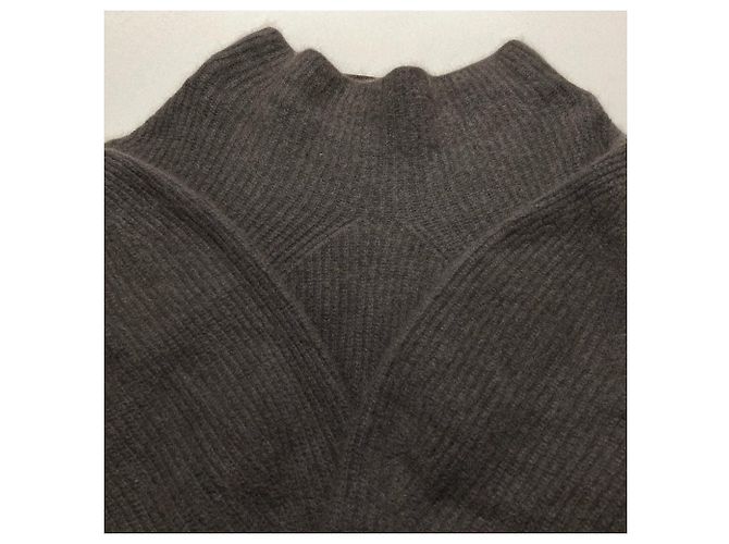 Autre Marque Snidel Raccoon Strickkleid Braun - Ansicht 6