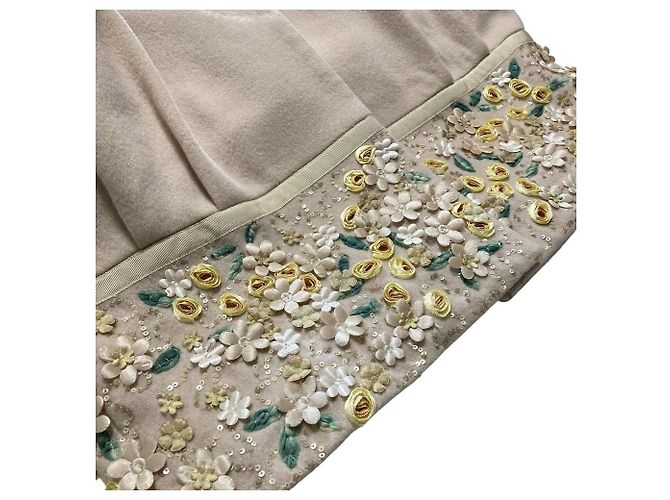 Autre Marque Casaco de Lã TOCCA Flower Bege - vista 11