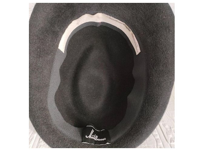 Autre Marque MUHLBAUER Fedora Hut Schwarz - Ansicht 8