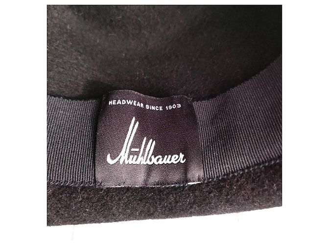 Autre Marque MUHLBAUER Fedora Hut Schwarz - Ansicht 9