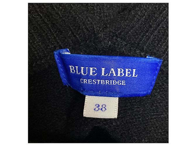 Autre Marque BLUE LABEL CRESTBRIDGE Punto de lana con cuello de perlas Negro - vista 4