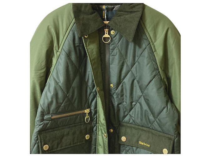 Autre Marque Barbour MARTHA QUILTED Jacket Green Olive green - view 3