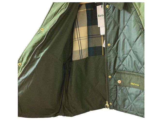 Autre Marque Barbour MARTHA QUILTED Jacket Green Olive green - view 5