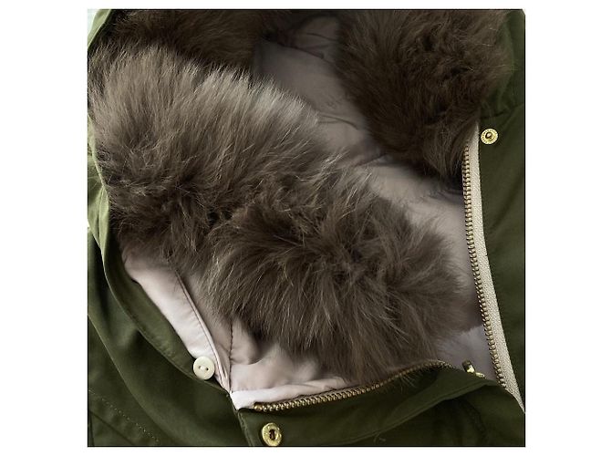 Autre Marque Cappotto in piumino reversibile Apuweiser-riche Verde - vista 7