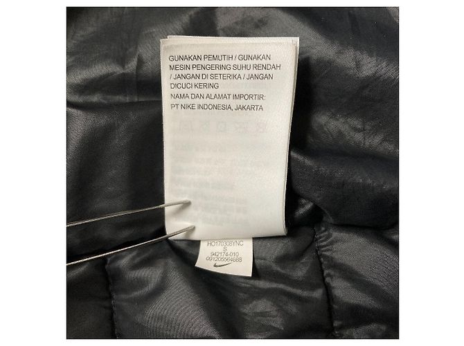 Autre Marque Cappotto imbottito Nike Nero - vista 11