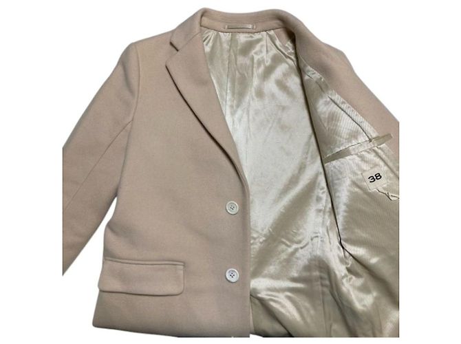 Autre Marque Cappotto Chester in lana SCYE BASICS Beige - vista 3