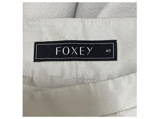 Autre Marque Falda FOXEY de mezcla de lana y cashmere Castaño - vista 5