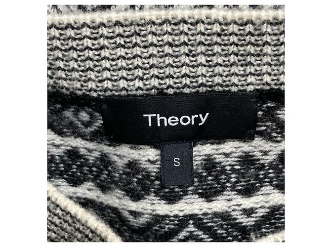 Jersey de punto de cachemira Fair Isle theory Negro - vista 4