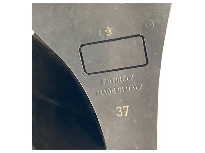 Autre Marque Bottes cuissardes en daim extensible FOXEY Marron - vue 8