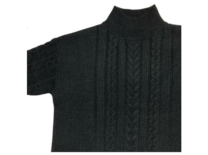 Autre Marque Vestido de punto de ochos green label relaxing CFC Negro - vista 3