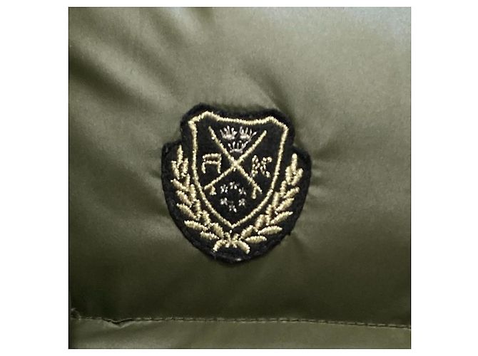 Autre Marque RUSS-K 2way Emblem Short Down Jacket Green Khaki - view 12