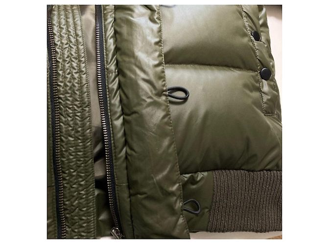 Autre Marque RUSS-K 2way Emblem Short Down Jacket Green Khaki - view 16