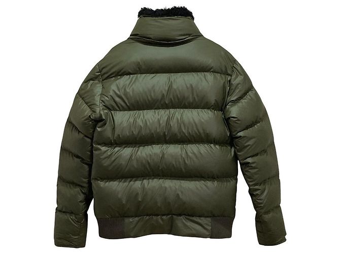 Autre Marque RUSS-K 2way Emblem Short Down Jacket Green Khaki - view 2