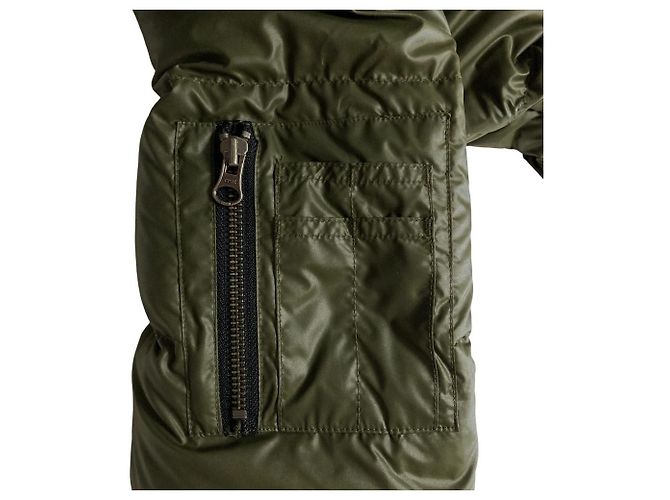 Autre Marque RUSS-K 2way Emblem Short Down Jacket Green Khaki - view 4