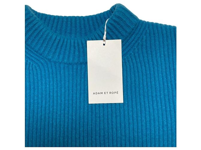 Autre Marque ADAM ET ROPE Kurzer Strickpullover Blau - Ansicht 4