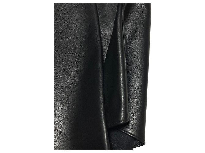 Max Mara Eco Leather Skirt Black - view 5