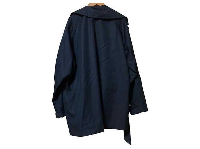 Autre Marque Cappotto con cintura UNITED TOKYO Blu Blu navy - vista 9