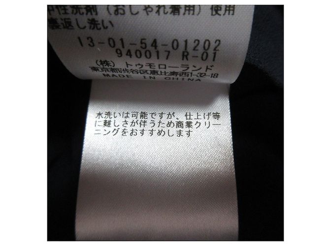 Autre Marque TOMORROWLAND collection Blusa de Chiffon de Seda Azul Azul marinho - vista 7