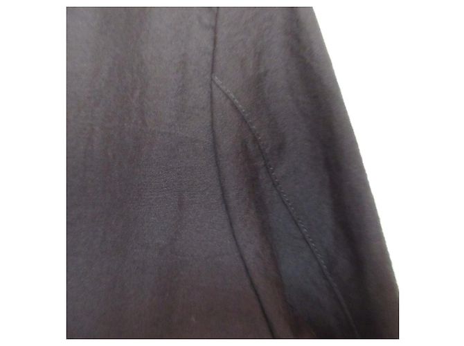Autre Marque Abito in taffetà trasparente in cotone e nylon DES PRES Nero - vista 3