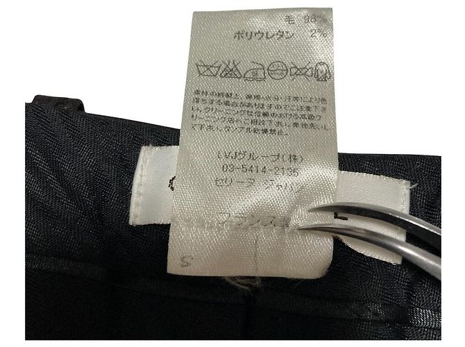 Céline Celine Wool Stretch Trousers Brown - view 6