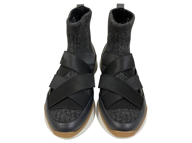 Chloé Stivaletti sneaker Chloe SONNIE Fit Sock Sneaker Nero - vista 3