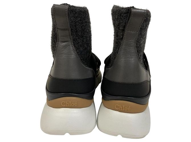 Chloé Stivaletti sneaker Chloe SONNIE Fit Sock Sneaker Nero - vista 5