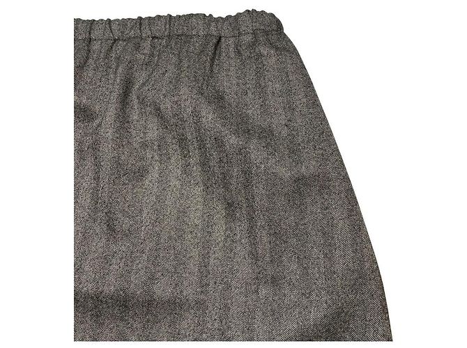 Autre Marque Falda stretch de franela ligera GALERIE VIE Castaño - vista 3