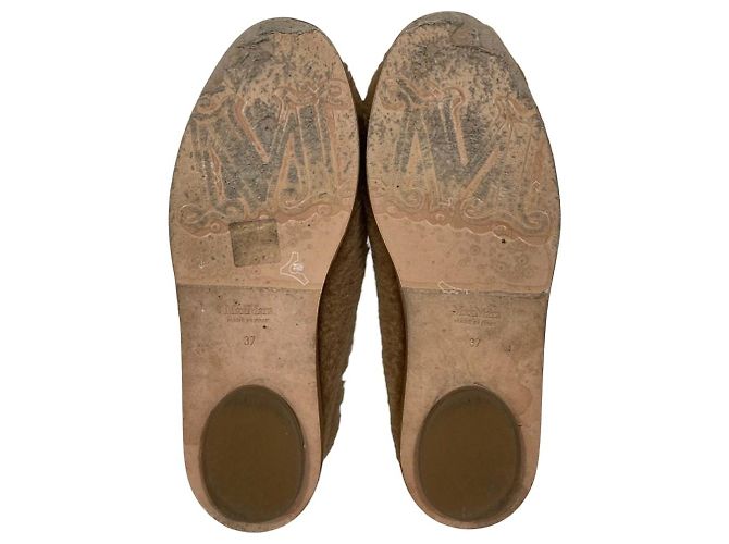 Max Mara Teddy Bear Wool Slippers Brown - view 7