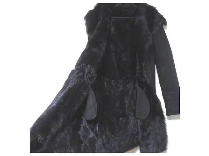 Autre Marque Cappotto in shearling Joseph Nero - vista 4