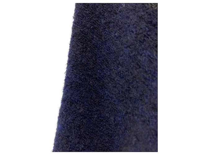Autre Marque Chaqueta entallada de punto de lana Yohji Yamamoto Azul Azul marino - vista 6
