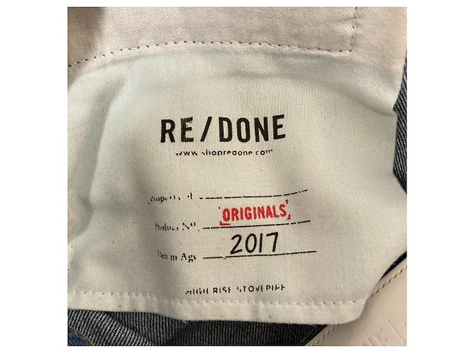 Autre Marque Pantalones de denim RE/DONE ORIGINALS Azul - vista 5