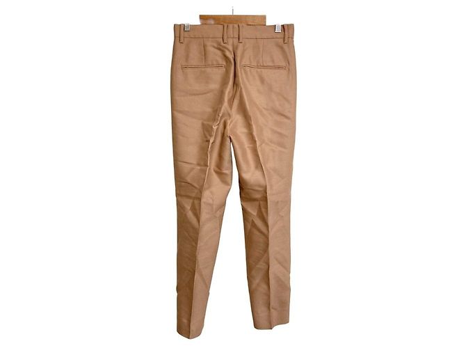 Autre Marque HAVEL studio FORMAL PANTS Pantaloni in lana e seta Beige - vista 2