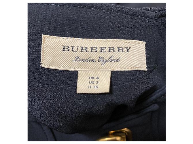 Abito Burberry in seta e lana Nero - vista 7