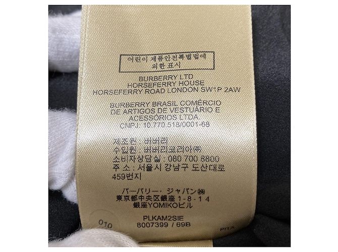 Abito Burberry in seta e lana Nero - vista 9