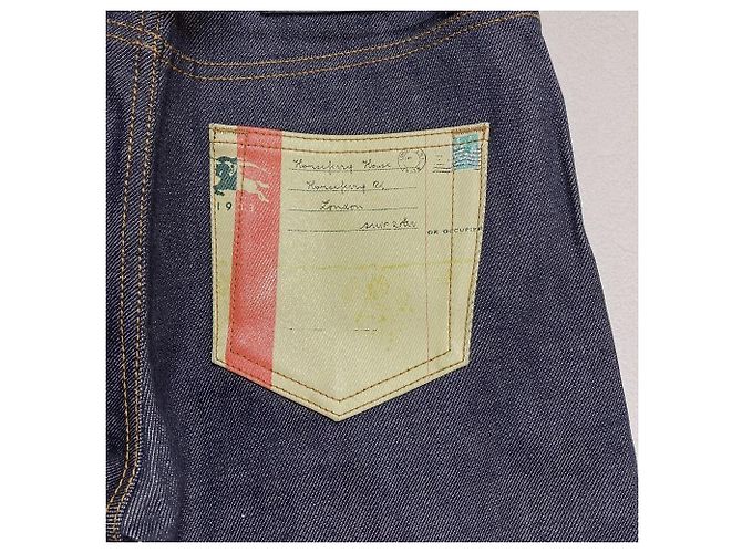 Vaqueros de denim azul Burberry - vista 6
