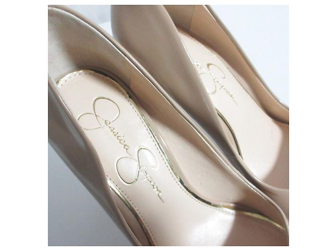 Autre Marque Lackleder-Pumps von Jessica Simpson Beige - Ansicht 5