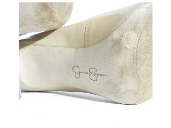 Autre Marque Lackleder-Pumps von Jessica Simpson Beige - Ansicht 7
