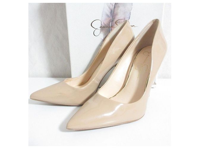 Autre Marque Lackleder-Pumps von Jessica Simpson Beige - Ansicht 8