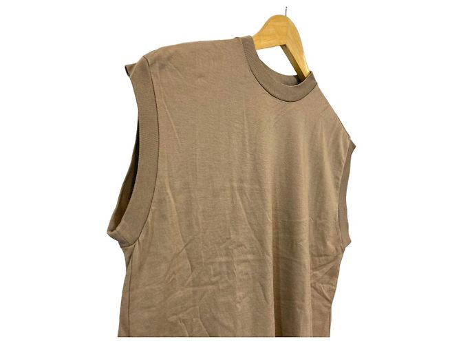Autre Marque Top senza maniche BLAMINK con logo ricamato Marrone - vista 4