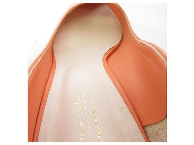 Autre Marque Spitze Pumps Odette e Odile Orange - Ansicht 6