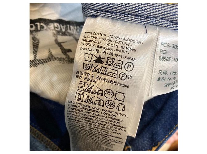 Autre Marque Levi's Vintage Clothing 606 Denim Pants Blu - vista 13