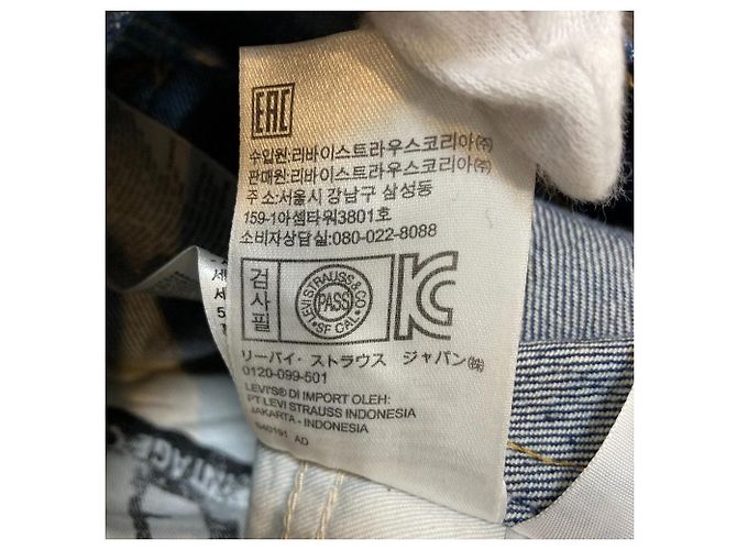 Autre Marque Levi's Vintage Clothing 606 Denim Pants Blu - vista 15