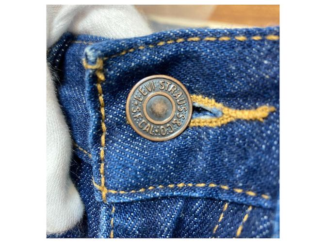 Autre Marque Levi's Vintage Clothing 606 Denim Pants Blu - vista 3