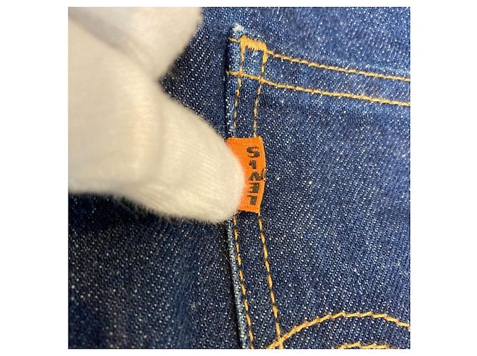 Autre Marque Levi's Vintage Clothing 606 Denim Pants Blu - vista 5