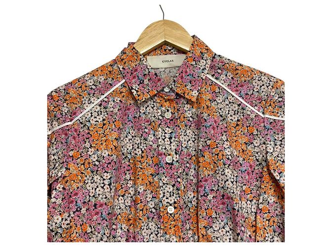 Autre Marque Abito camicia lungo a stampa floreale CYCLAS Multicolore - vista 3