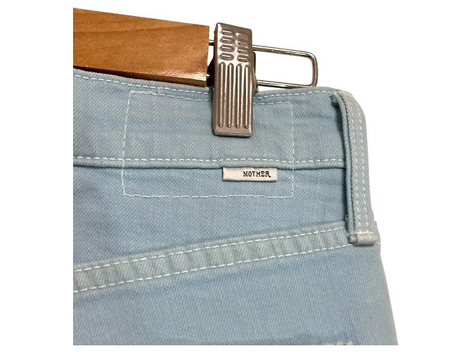 Autre Marque Pantalones de denim Mother THE BOOKIE FLOOD Azul Azul claro - vista 5