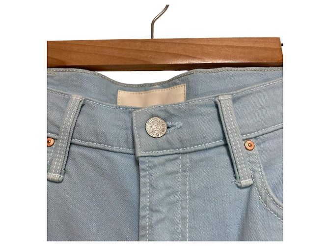 Autre Marque Pantalones de denim Mother THE BOOKIE FLOOD Azul Azul claro - vista 6