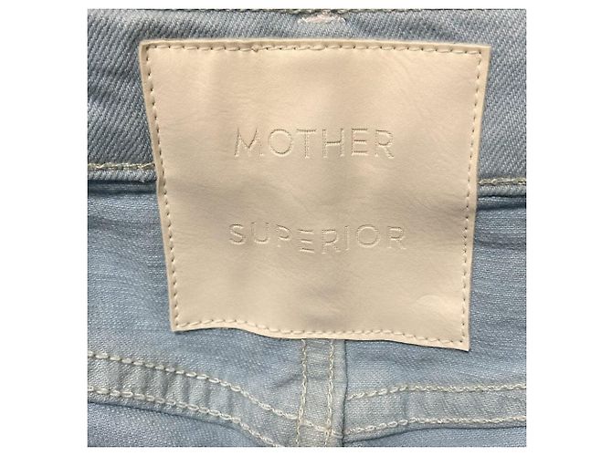 Autre Marque Pantalones de denim Mother THE BOOKIE FLOOD Azul Azul claro - vista 7